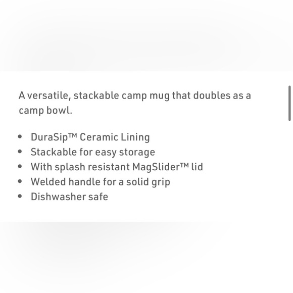 NWT YETI The Rambler® 14 oz. Stackable Mug in Black - Picture 7 of 7